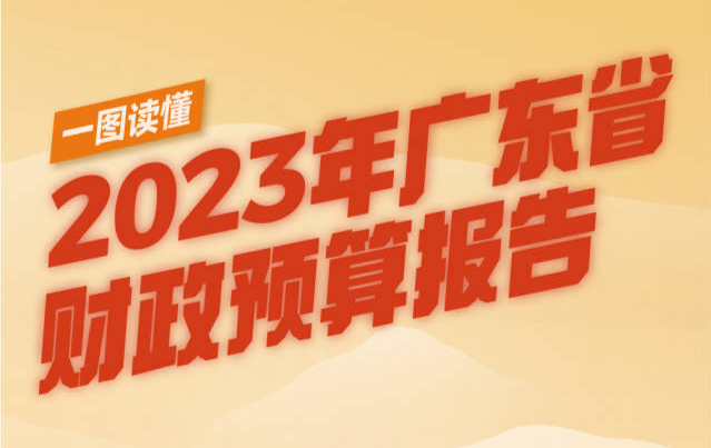 一圖讀懂2023年廣東省財政預算報告